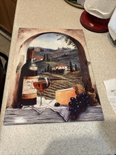 kitchen tile mural art ceramic backsplash Italian Landscape 9.75  x 13.75  