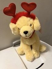 Fao Schwarz Sparklers Labrador Dog Plush Hearts Valentines Day Gift 843479177060