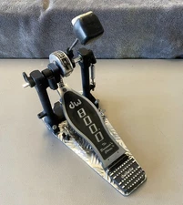 DW 8000 Series Dbbl- Bass Drum Pedal - RH Main Drive Side - Silver/Black