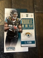 2015 Panini Contenders - Rookie of the Year Contenders T.J. Yeldon #ROY15 (RC)