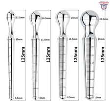 Stainless Steel Male Penis Plug Urethral Sounding Dilator Solid Penis Stretcher