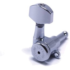 Staggered 8.5mm Tuners with Universal Plate, Chrome