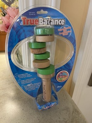 TrueBalance STEM Coordination Game Hand-Eye Ages 8+ Green Natural Wood Science