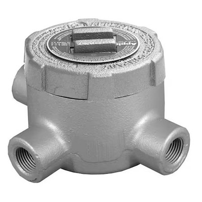 Appleton Electric Gut100 Conduit Outlet Body, Iron, Trd Sz 1In