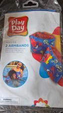 Kids Crab print Inflatable Swin Armbands Floaties for pool Play Day