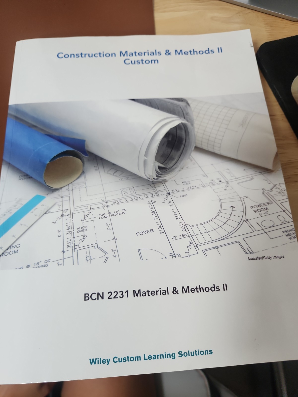 Construction Materials & Methods II Custom BCN 2231 Material & Methods II Book