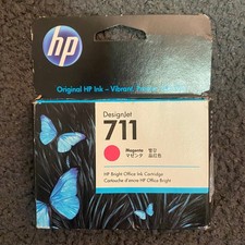 HP 711 Magenta Ink Cartridge 29ml CZ131A Genuine OEM EXP: 10/2026 NEW