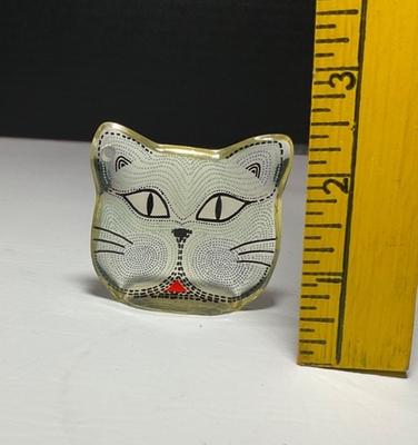 abraham palatnik lucite vintage cat sculpture 2.5” | eBay