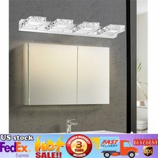 Modern LED Vanity Light - Stylish Crystal Wall Sconce for Bathroom