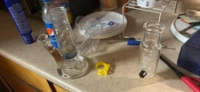 13 In Detachable Glass Bong With Clip