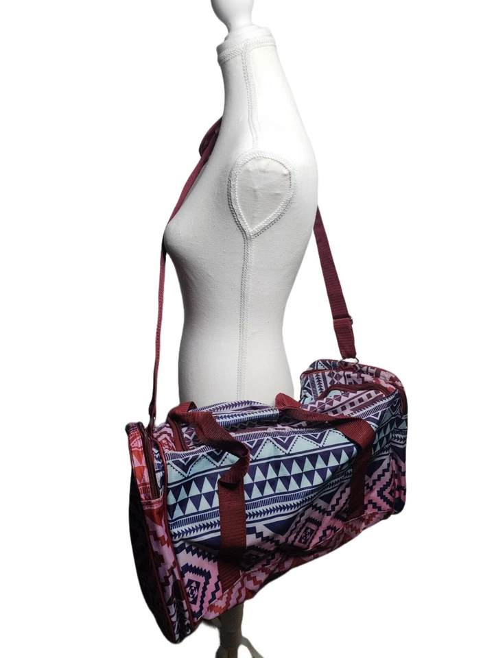 5 Cities Aztec Multi-Colored Carry On hand-held Duffle, Gym Bag - Image 3 of 4