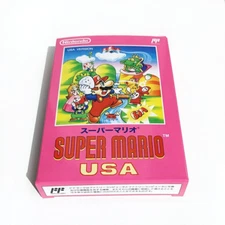 SUPER MARIO BROS. 2 USA - Empty box Famicom replacement spare case with tray