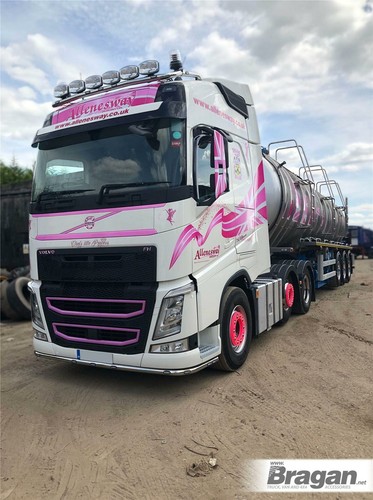Roof Bar+LED+LED Spots x4+Clear Beacon To Fit Volvo FMX 2013-2021 Globetrotter - Picture 3 of 12