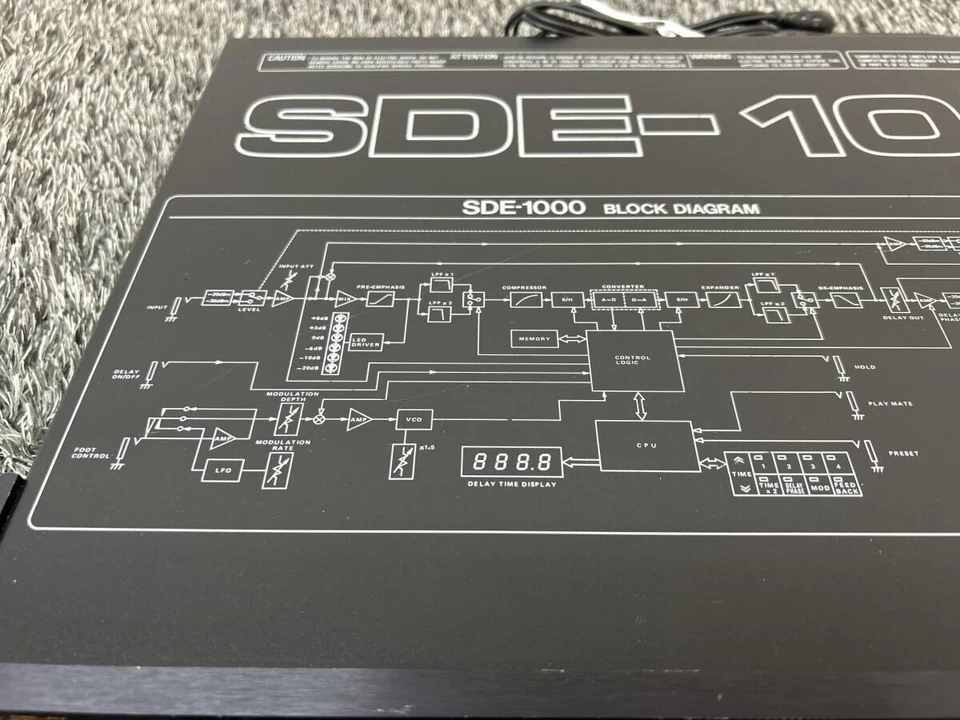 Roland SDE-1000 Digital Delay Rack Effect Processor Good GP - Image 3 of 4