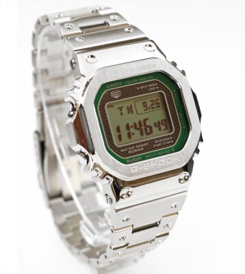 Casio G-SHOCK GMW-B5000D-3JF Full Metal Silver Green Men's Watch