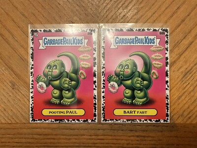 Garbage Pail Kids InterGOOlactic Mayhem Black 60a/60b POOTING PAUL/BART FART