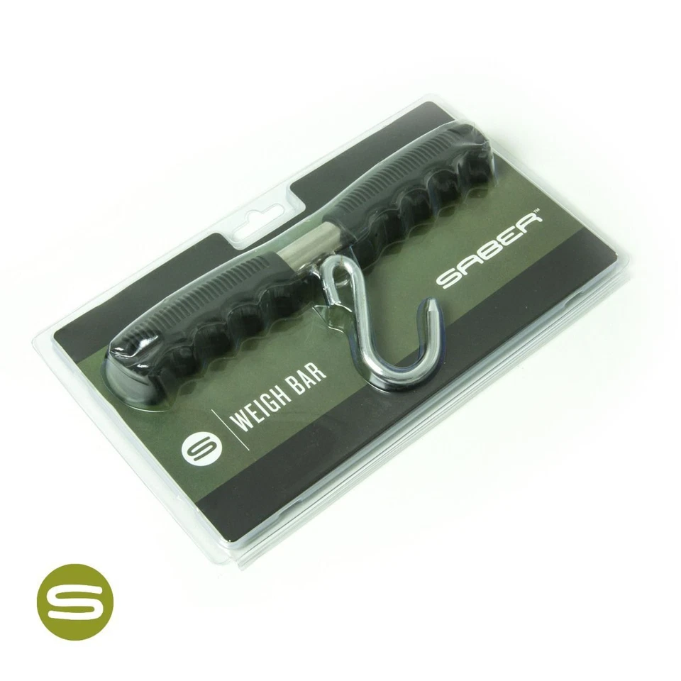 Saber Fishing Scales Dial Portable + Weigh Bar Hook Travel Carp Pike Sea Tackle - Image 4 of 4