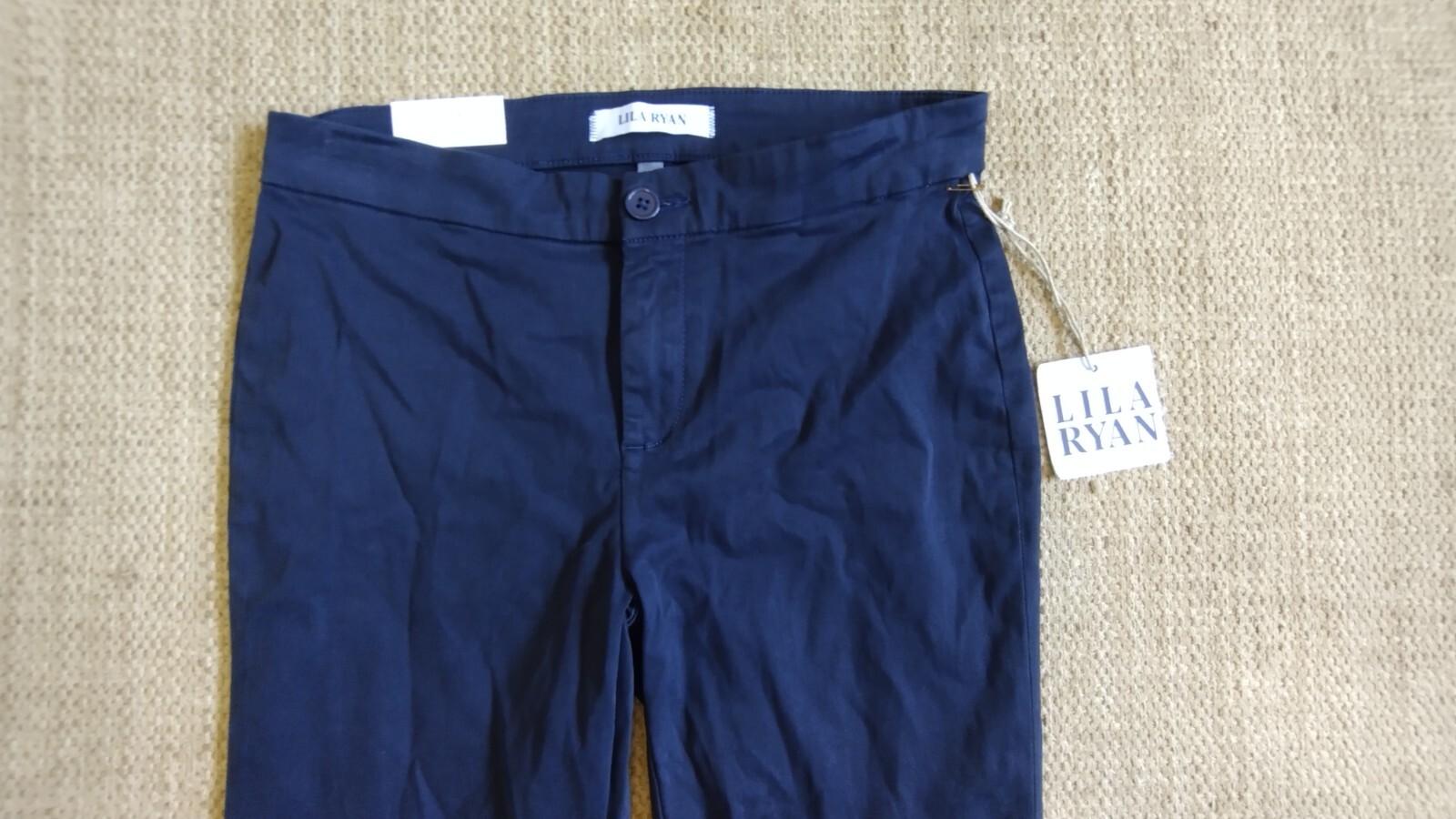 Pantalon Femme Banana Republic - Imprimé Floral - Taille 4P - Coupe Slim Droite - Neuf Avec étiquette
