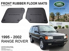 Range Rover P38a Rubber Floor Mat Mats Genuine Oem  Front Pair 19952002