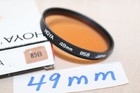 New Vtg Hoya 49mm 85B Warm Filter Japan 49mm 85B Conversion/Light Balance Mint