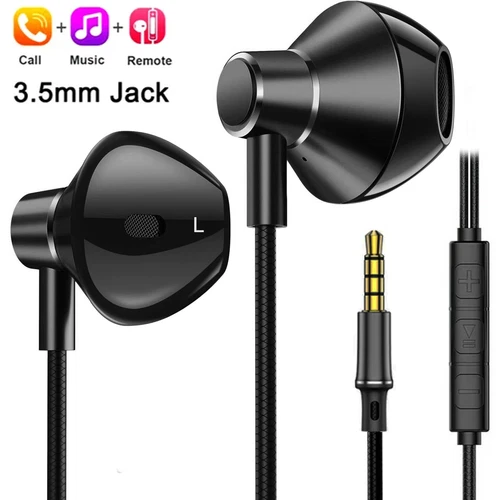 HIFI Bass Stereo Wired Earbuds Headset In-Ear Ohrhörer Kopfhörer Mikrofon 3,5 mm USB-C - Bild 12 von 21