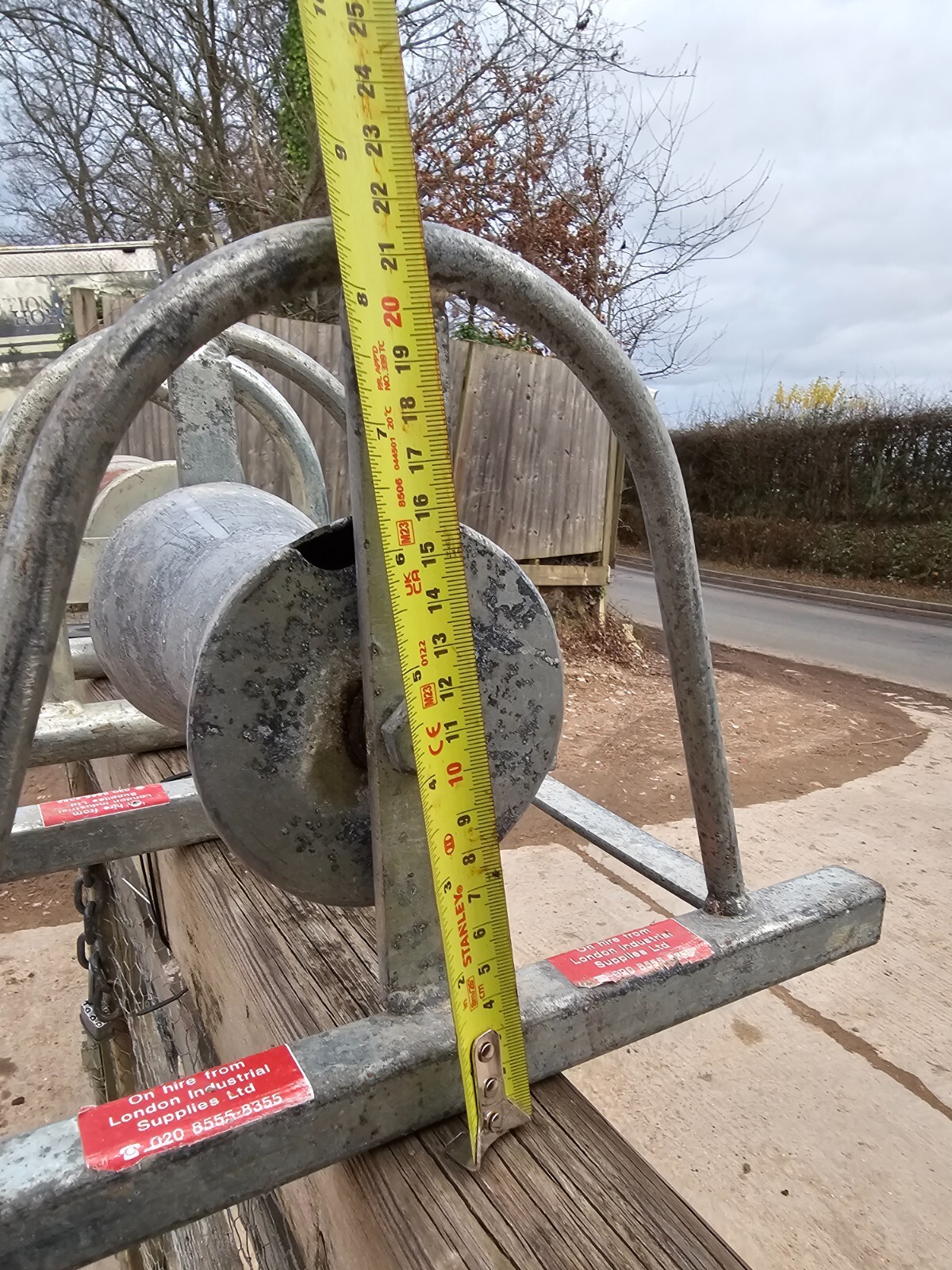 £50+vat=£60 Pair of Electric Armoured Cable water Pipe Ducting laying