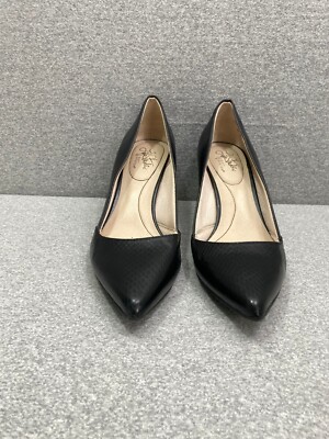 Lifestride Soft System Shoes Womens Size Black Sasha Heels Slip on Pump 