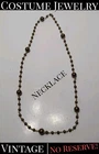 ✨VINTAGE✨ Costume Jewelry Necklace - Bronze Tone Balls Big And Small - 14½" Long