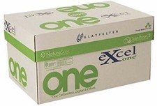 Papel de revoluciones Excel sin carbono de 2 partes (blanco/blanco), 8,5" x 11" - 8 resmas