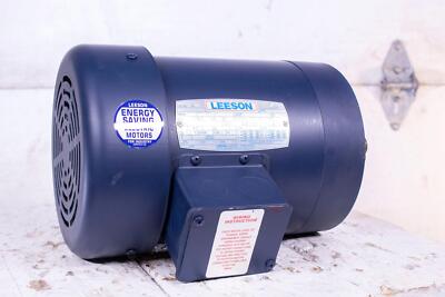 Leeson C143T17FC2F 120024.00 Electric Motor 1 HP 1740 RPM 230/460V 3 Phase