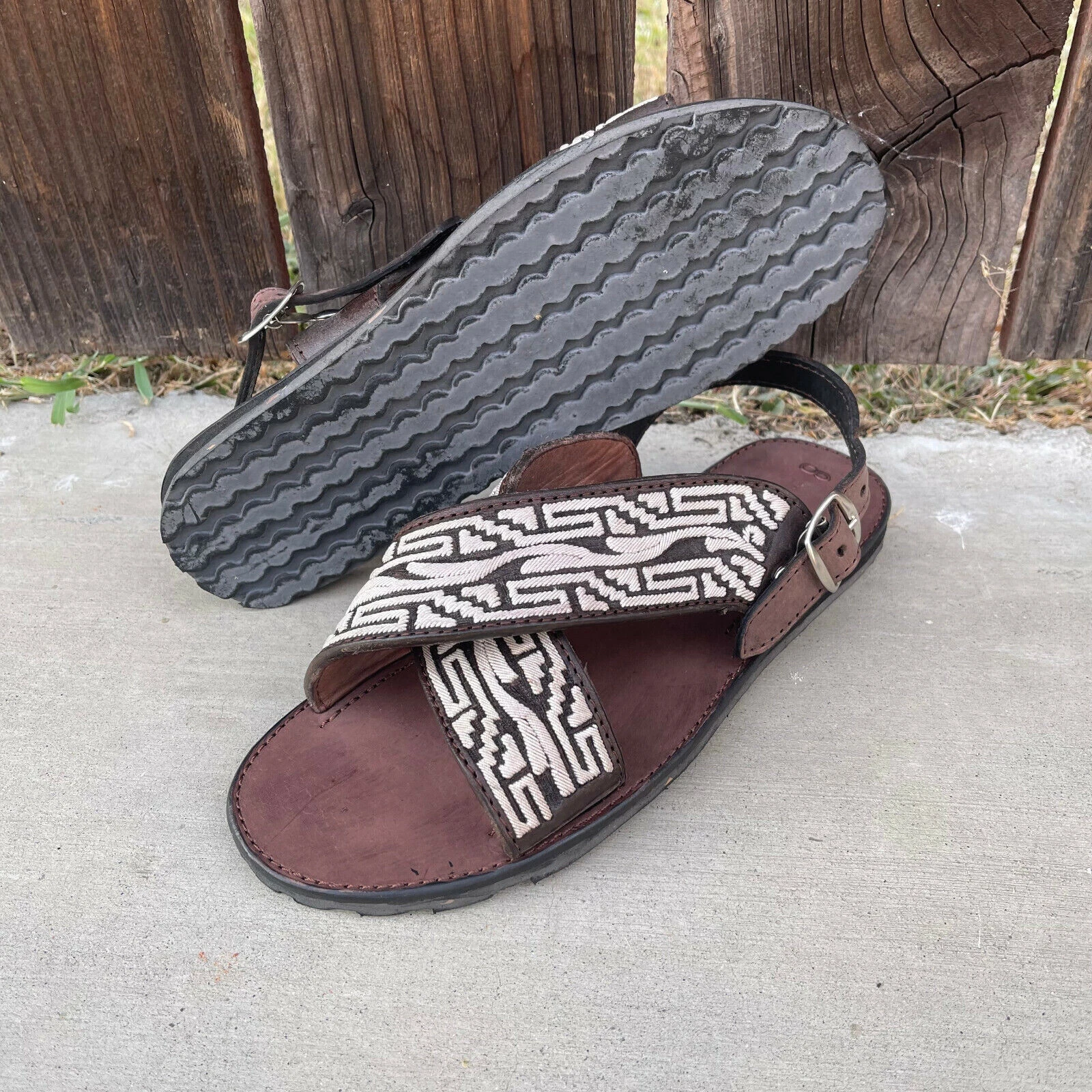 HURACHE PITIADO PITA ORIGINAL CRUZADO MEXICANO MENS LEATHER MEXICAN SANDAL