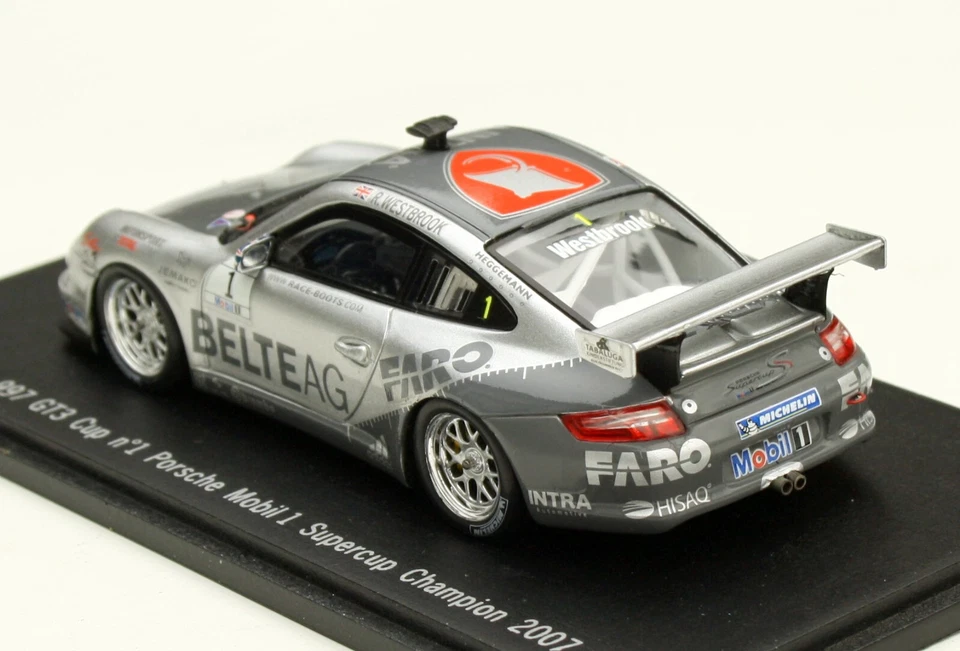 Porsche 911 GT3 Cup 997 Supercup Campione 2007 #1 Richard Westbrook, Spark 1:43 - Immagine 2 di 4