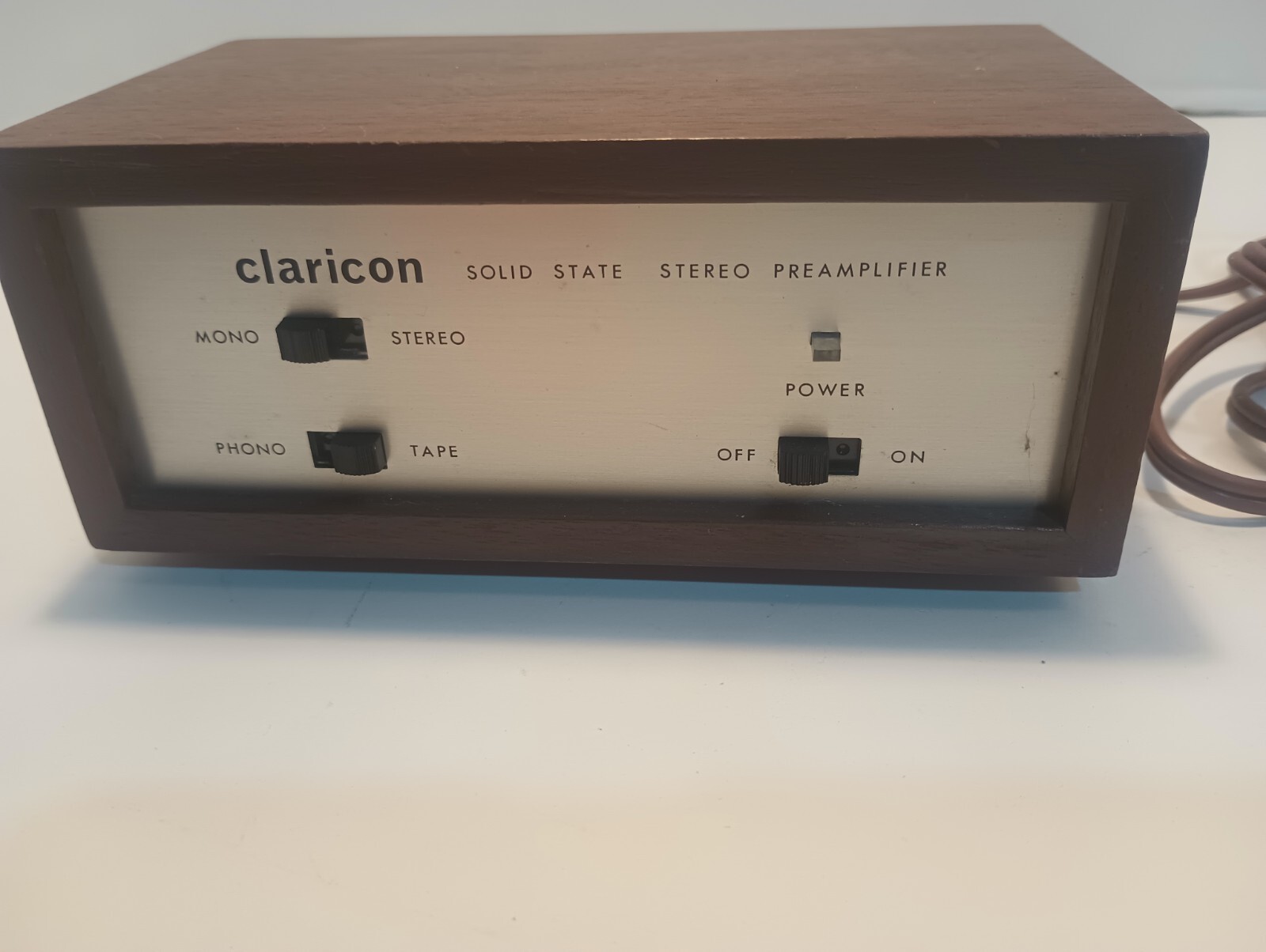 Vintage Claricon Solid State Stereo PreAmplifier eBay