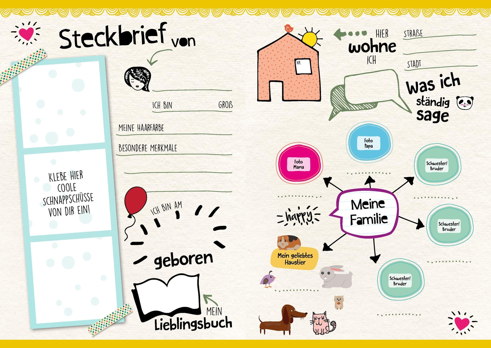 Thumbnail - Mein Eintragbuch 100 Ideen: Das Ich Mit Tollen Wendepailletten Specht