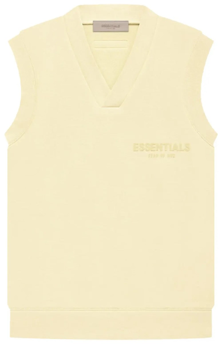 Fear of God Essentials V-Neck Vest Canary (192SU225056FW Fear of God Essentials V-Neck Vest Canary (192SU225056FW