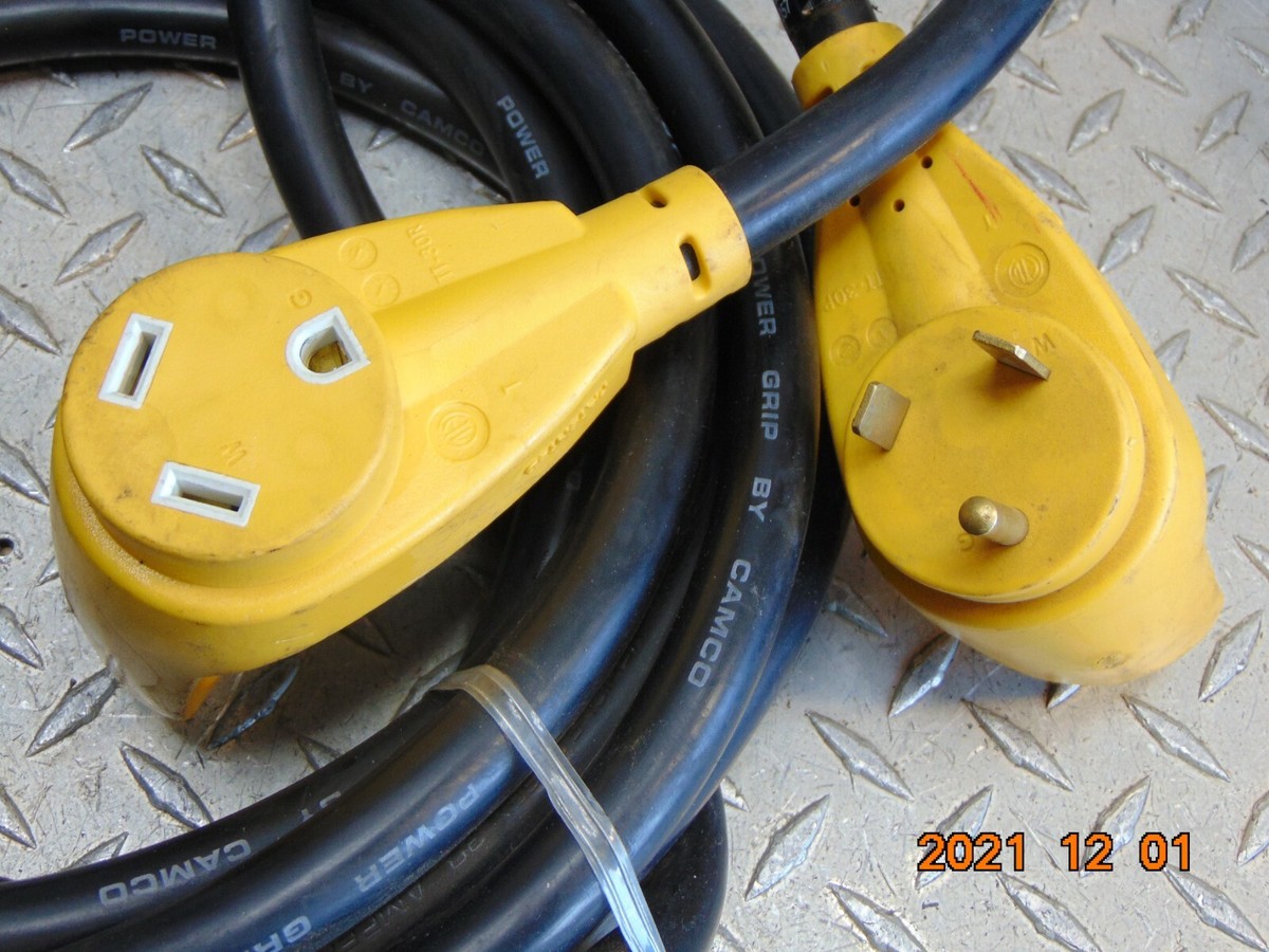 CAMCO 30-30-RV POWER GRIP EXTENSION CORD 5018357 | eBay
