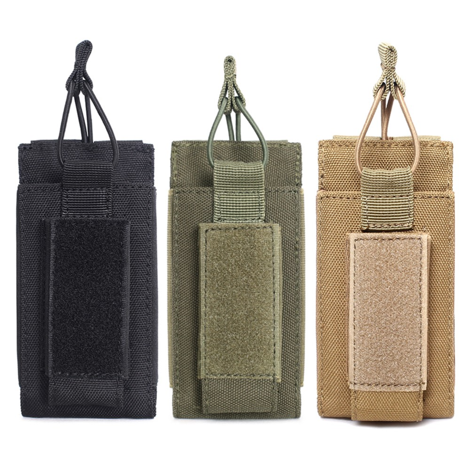 Molle Outdoor Waist Pouch Nylon Tactical 5.56/9mm Quick Pulling Magazine Bag