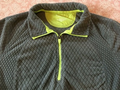Tek Gear 1/4 Zip Waffle Textured Fleece 