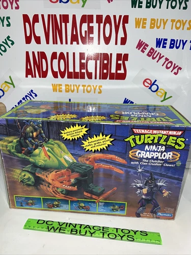 Vintage Original TMNT Mutant Ninja Turtles Ninja Grapplor 1993 unused open box