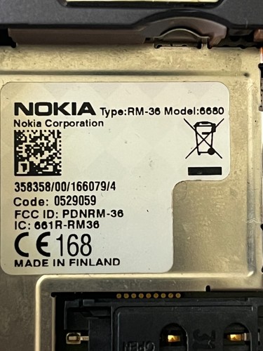 Nokia 6680 - 10 MB - Dark Blue (Unlocked) - 第 3/14 張圖片