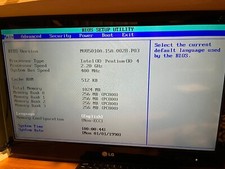 Computer Motherboard Pentium 4 with RAM and CPU