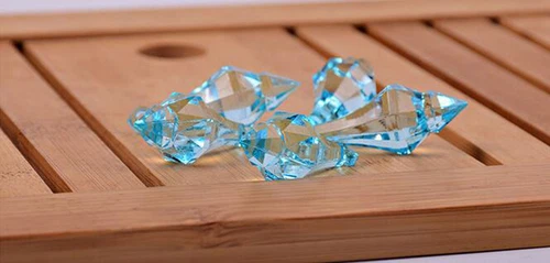 100Pcs/lot 18*46mm Hanging Pendant Diamond Drop Chandelier Acrylic Crystal Bead - Picture 14 of 35