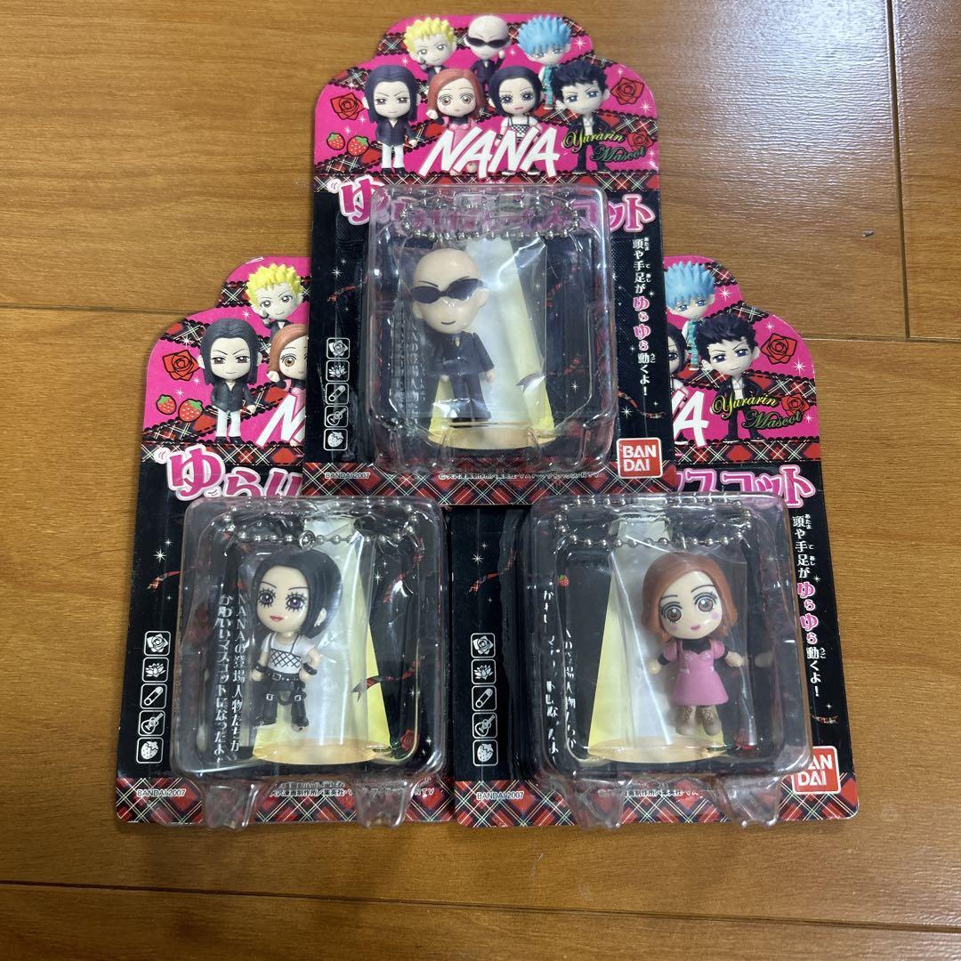 NANA Ai Yazawa mini Figure Yurarin Mascot Hachi set of 3