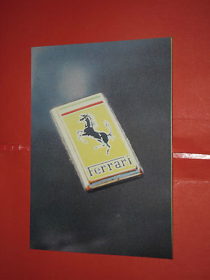 ADVERTISING POSTCARD - FERRARI - No. 6 - horse - edition the old - NEW