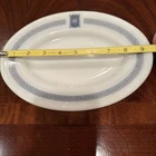 6Bradford House 9.5x7 In Serving Dish Pyrex by Corning 794-14 Greek Key Pattern