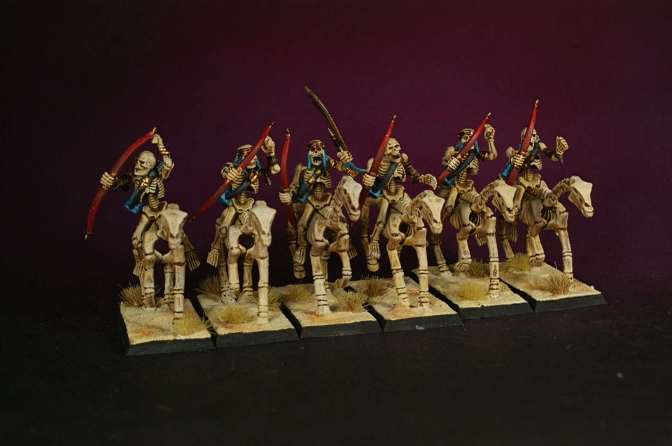 Tomb Kings Archers x6 – Hand-Painted Skeleton Warriors | Khemri Undead Warhammer - Imagen 2 de 4