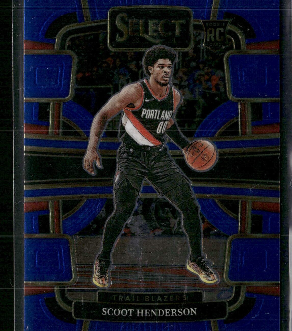 2023-24 Panini Select #77 Scoot Henderson Blue Prizms Rookie Rookie
