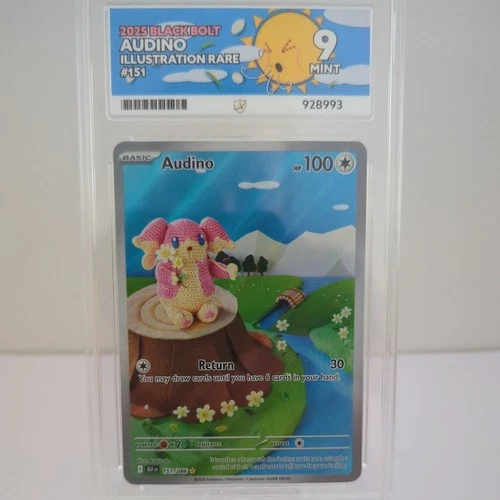 Audino 151/086 Black Bolt IR Ace 9 Graded