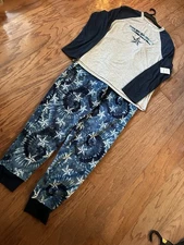 Creative Apparel Concepts Texas Star Groovy Swirl Men’s PJs, XL, Jogger, Velour