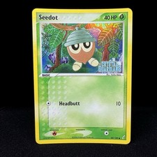 Seedot 60/100 ex Crystal Guardians Grass Reverse Holo Stamped NM on eBay